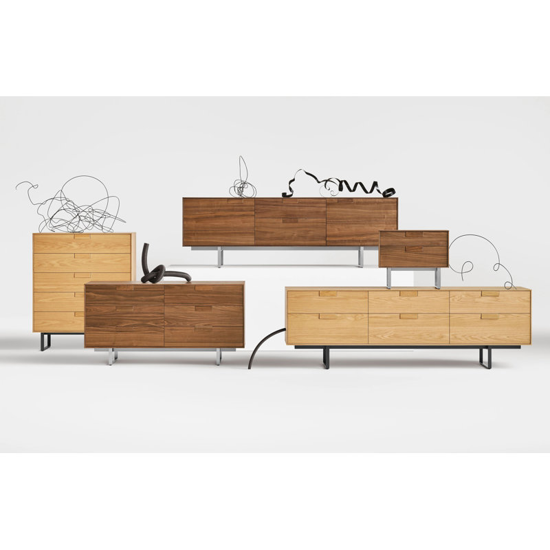 Series 11 Media Console, White Oak/Oblivion