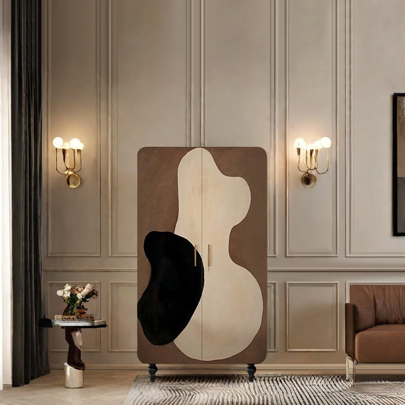 Garde-robe de chambre moderne et simple nordique