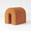 45cm Arched Footstool Large Ottoman-171444233