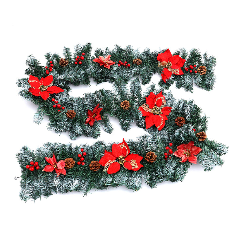 180cm Lighted Faux Garland with Lights