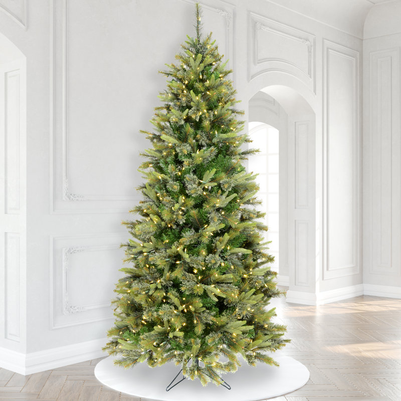 Cashmere Green Pine Artificial Christmas Tree with Stand, 6.5' H, Unlit
