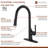 mondawe Pull Down Kitchen Faucet-72651099