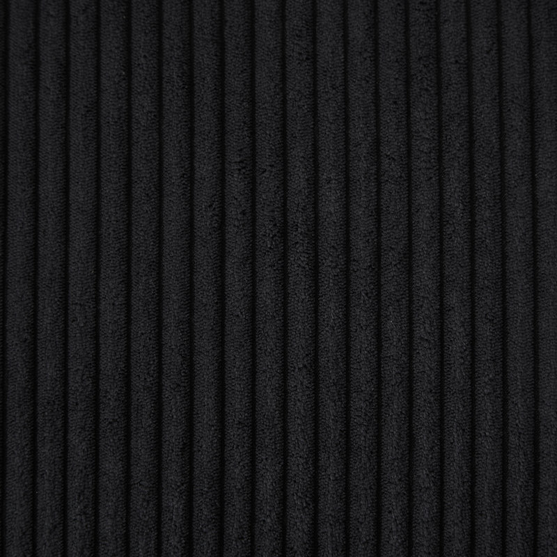 Causeuse avec ports USB, deux porte-gobelets et porte-téléphone, Noir