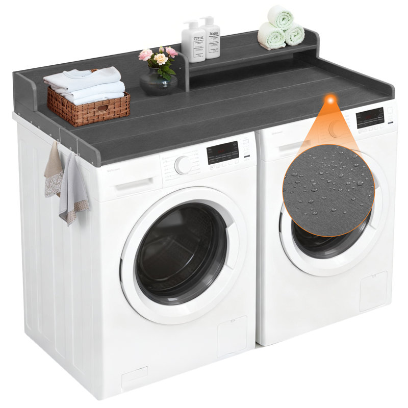 Comptoir de laveuse / sécheuse Hdpe, Gris