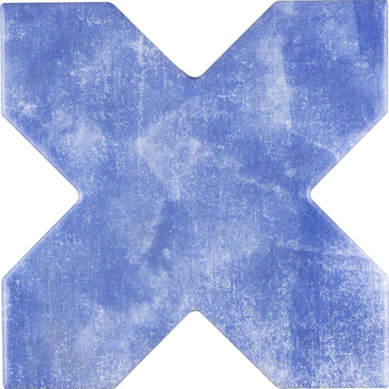 Siena 5.35'' W x 5.35'' L Ceramic Singular Tile, Cornflower Blue