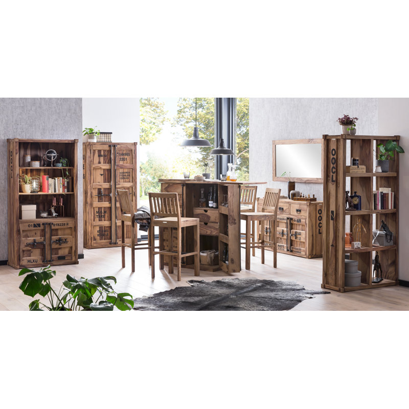 Pisani Solid Wood Counter Stool