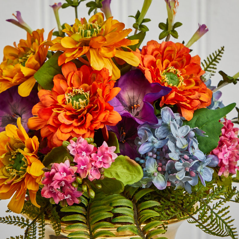 Arrangement floral mixte