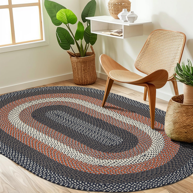 Enika Indoor Rug, Oval 3' x 5'
