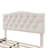 Upholstered Platform Bed With Saddle Curved Adjustable Headboard And Diamond Tufted Details,Wooden Slats And Metal Support, No Box Spring Needed,Beige-1297766119