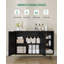 Bathroom Storage Cabinet, Bathroom Floor Cabinet with 3 Open Adjustable Shelves and 2 Doors, Freestanding Bathroom Storage Unit for Living Room, Entryway, Kitchen -653327086