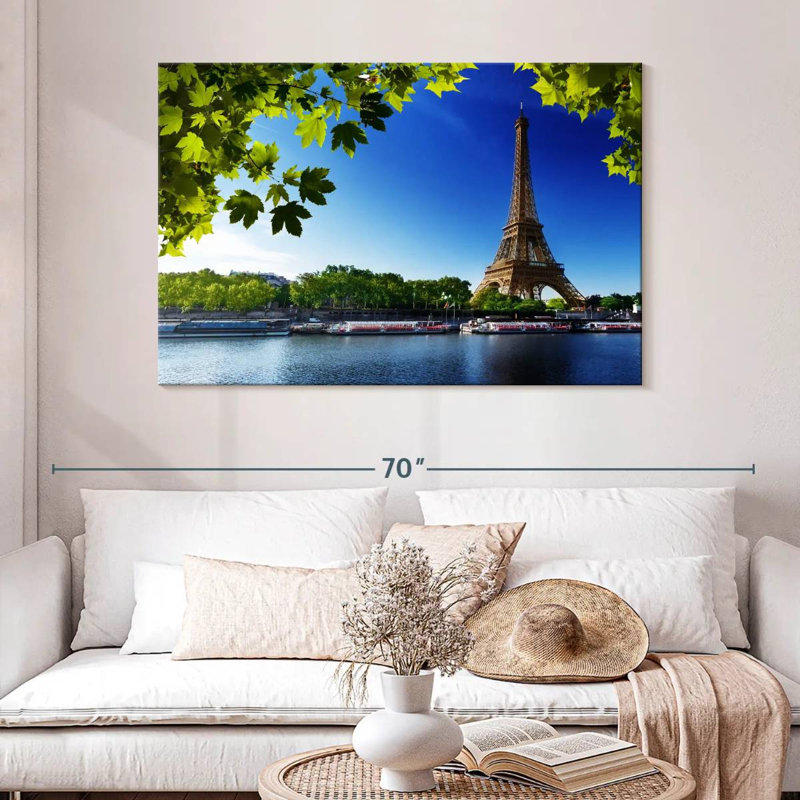 Kavia Iconic Eiffel Tower, 32" H x 48" W