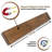 Zulay Kitchen Walnut Wood Magnetic Knife Holder