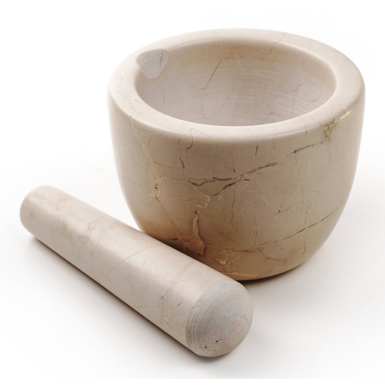 Rsvp Mortar & Pestle White Marble