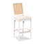 Upholstered Stool with Solid Wood Frame-956197134