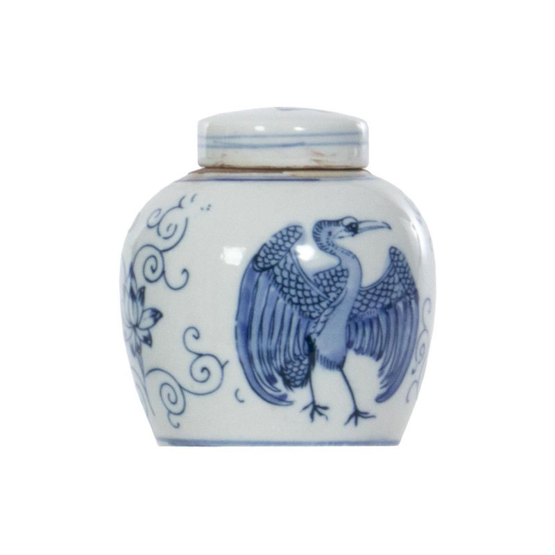 Handmade Ceramic / Porcelain Jar, 4.5" H x 4.5" W x 4.5" D