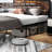 Metal Bed Frame With Headboard & Footboard Metal Slats Support-2065350544