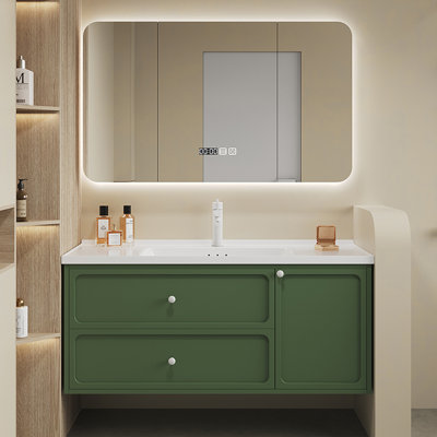 Nordic style simple vanitie bathroom cabinet.