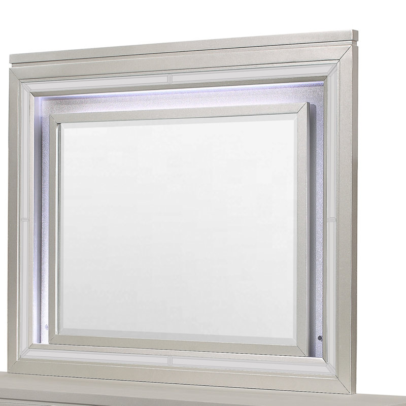 CROSS CHAMPAGNE MIRROR WITH LED