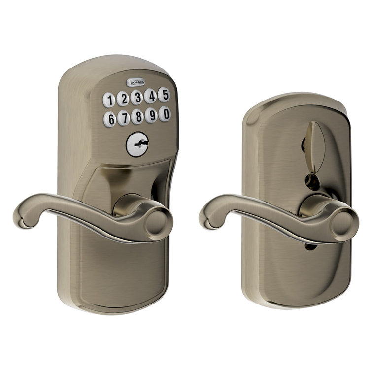 Flair Keypad Lever with Plymouth Trim