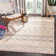 Looped/Hooked Geometric Ivory Rug