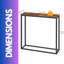 75cm Console Table