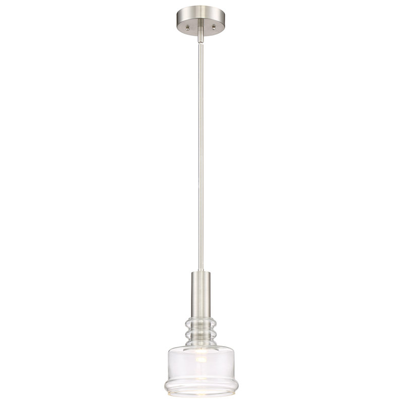 Luminaire suspendu cloche 1 lumières Bremerton, H 12,5 po x l 7,5 P 7,5 po