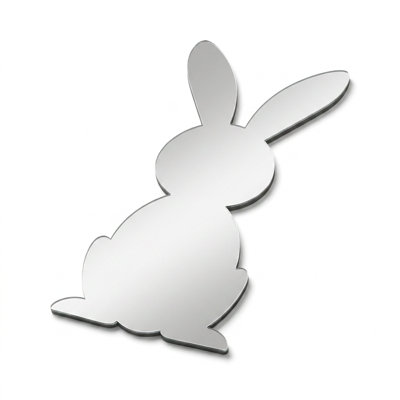 Playful Bunny Accent Mirror