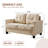 Myrella 57.50'' Flared Arm Loveseat-798615143