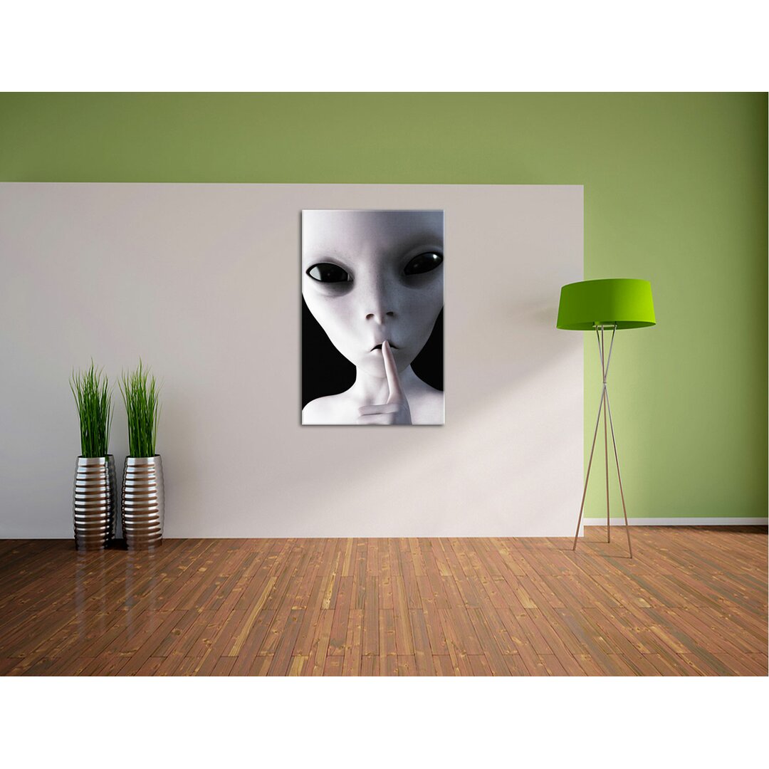 Alien - Do Not Talk Wandkunst auf Leinwand