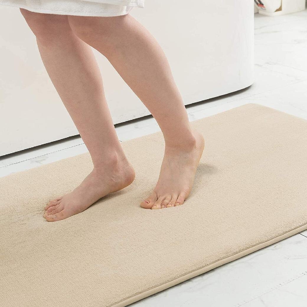 Clara Clark Memory Foam Bath Rug with Non-Slip Backing & Reviews