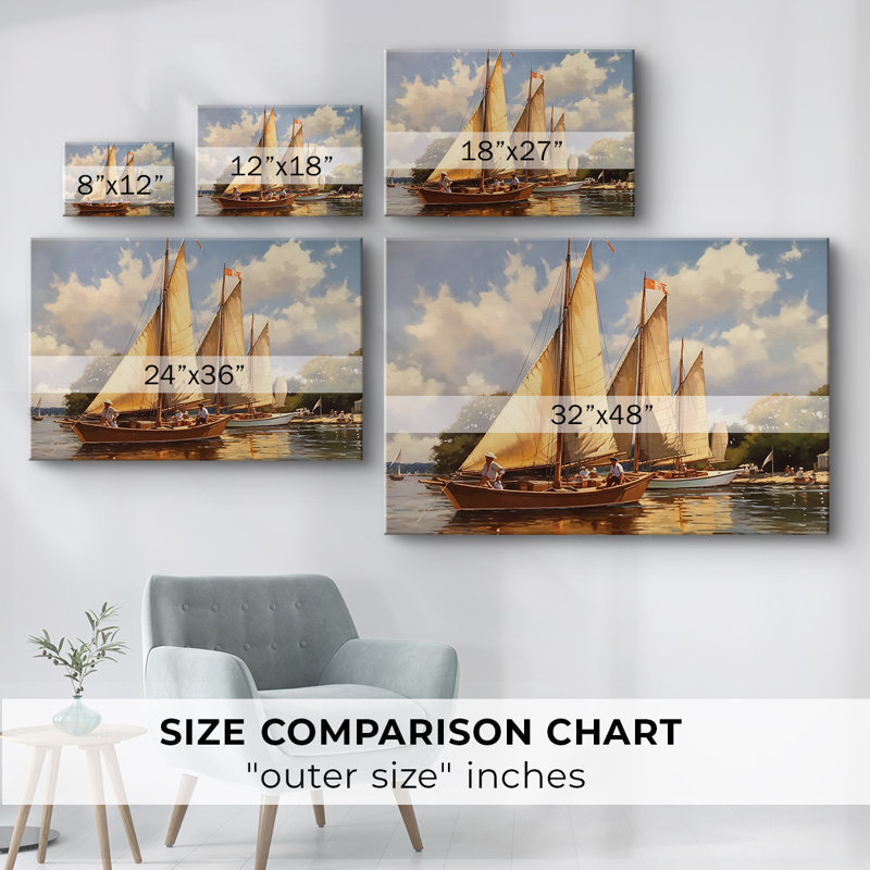 Série Nautical-CCxxix - Cavas enveloppés de galerie, 24 x 36