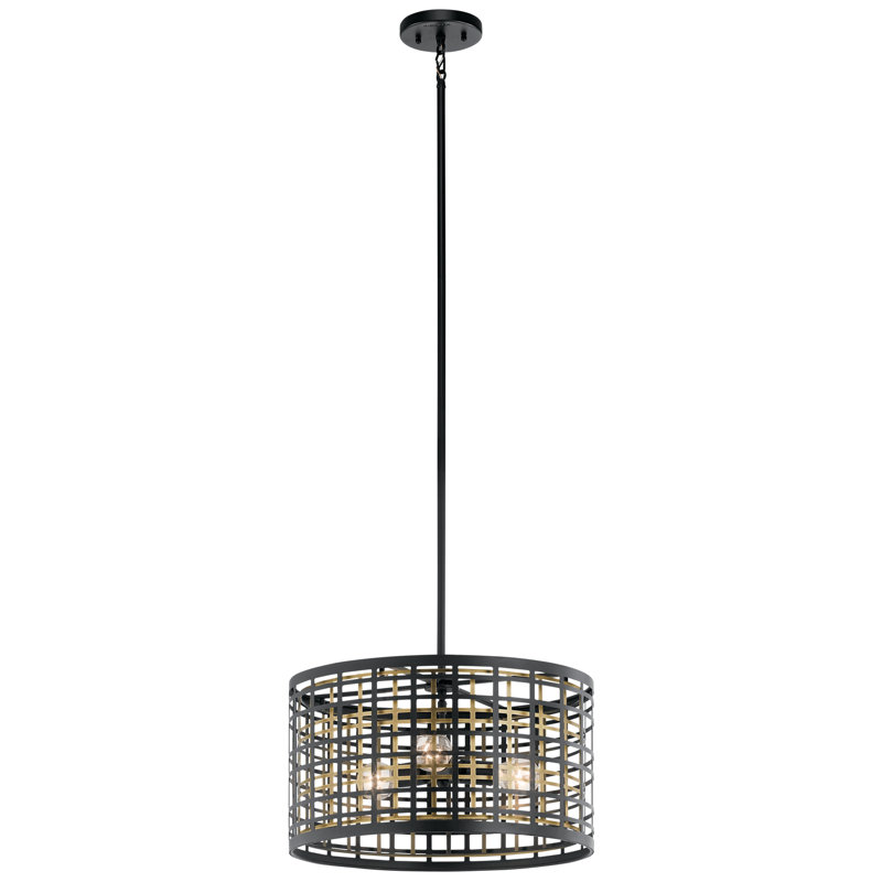Lustre tambour 3 lumières Aldergate