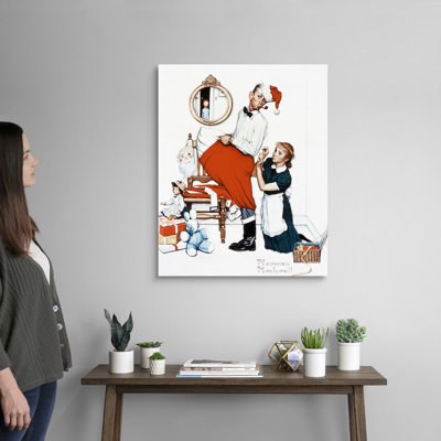 «Santa's Surprise», art mural sur toile
