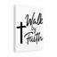 Walk By Faith - Wrapped Canvas Print-1294983635