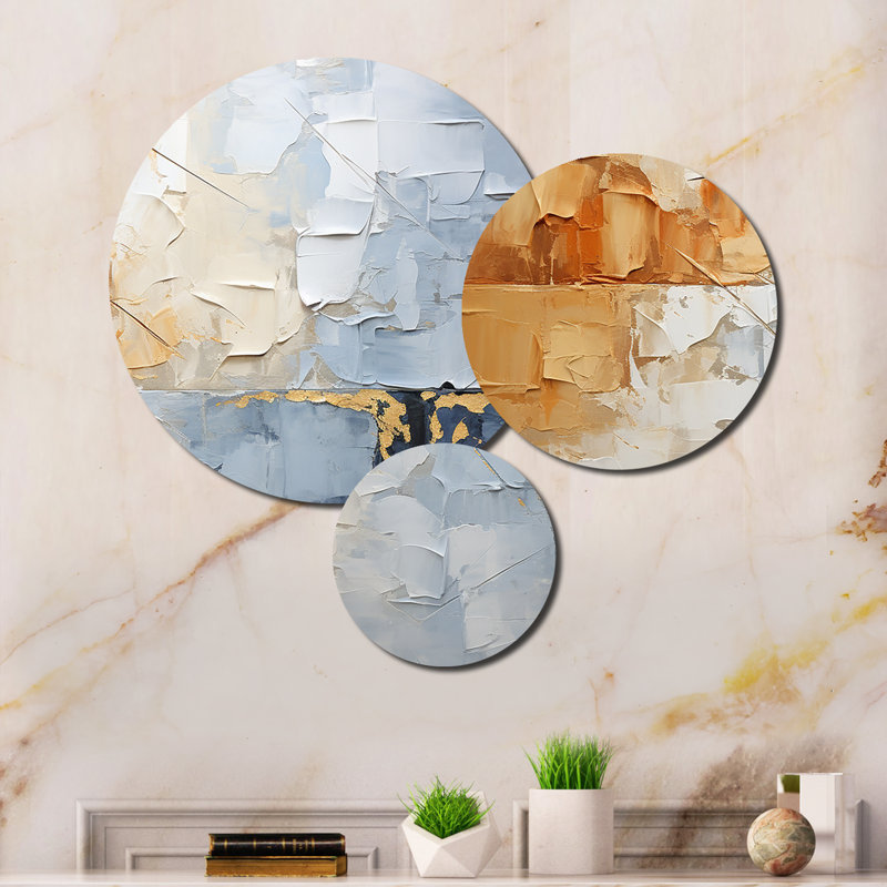 Ensemble de salon Clouds Landscape Canopy Collage II - Paysages