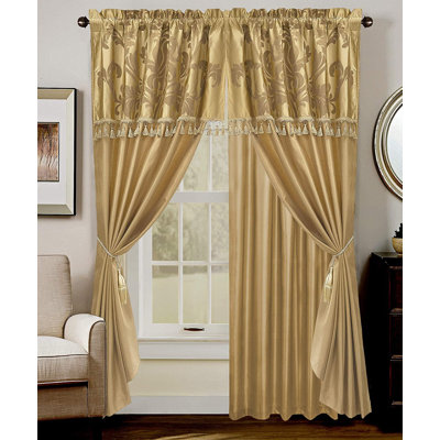 Royale Polyester Room Darkening Curtain Pair