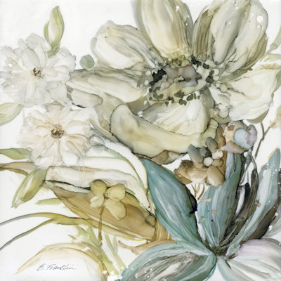 " Seaglass Garden II " by Elizabeth Franklin Painting Print