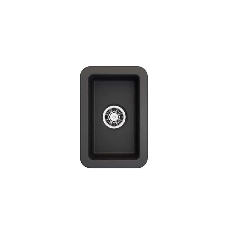 12'' L Kitchen Sink, Matte Dark Gray