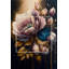 Horloge murale Decadent Pink and Blue Roses II - Rose-106133584