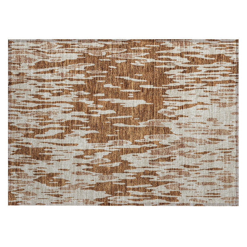 Aleighna Area Rug with Non-Slip Backing, Rectangle 1'8" x 2'6"