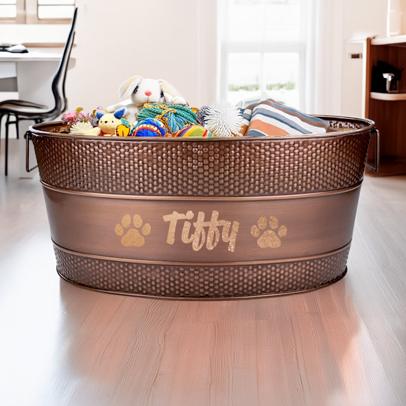 Panier de rangement pour chien en métal Trinx XL, Oui