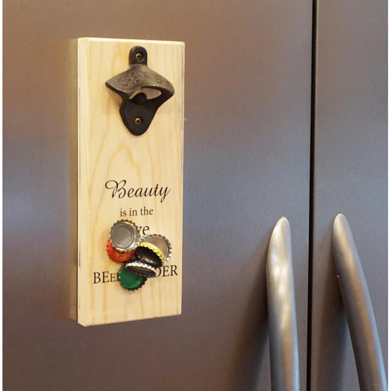 Uhler Wood Magnetic Bottle Opener