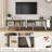 71’’ Fluted Tv Stand,Mid Century Modern Tv Console For 70 Inch Tv,Entertainment Center With Storage For Living Room And Bedroom-440701359