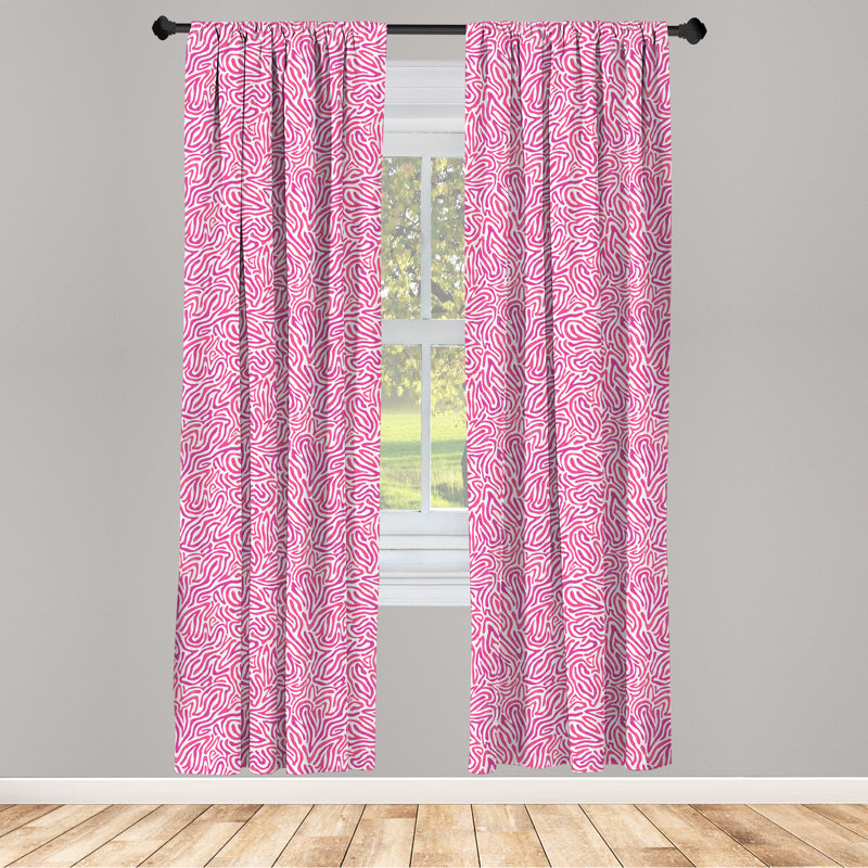 Rideaux 4 panneaux East Urban Home, L 56 po x L 84 po