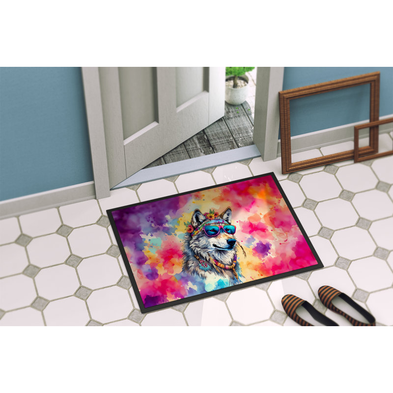 Tapis de porte Thailen Wolf, L 24 po x L 36 po