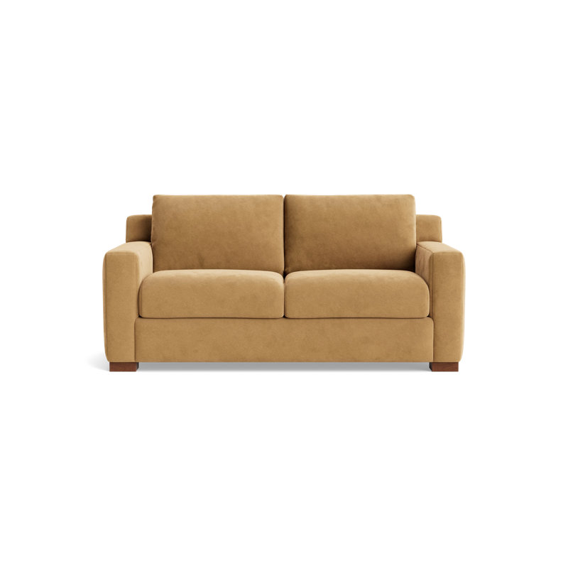 Catalina Loveseat (70"), Performance Velvet - Nutmeg