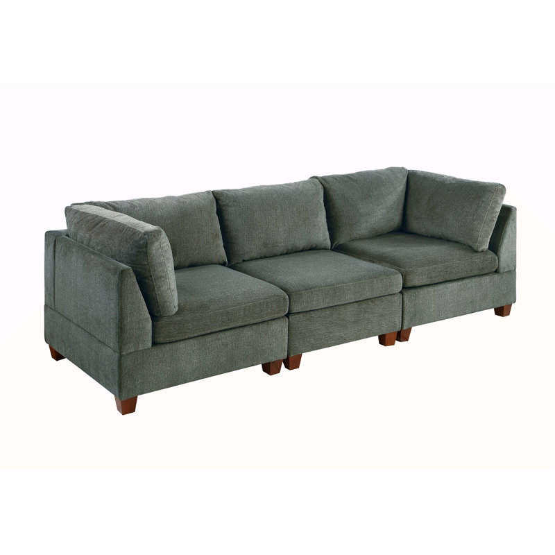 ENSEMBLE MODULAIRE - 3 pièces en gris, Gris chenille, Brun