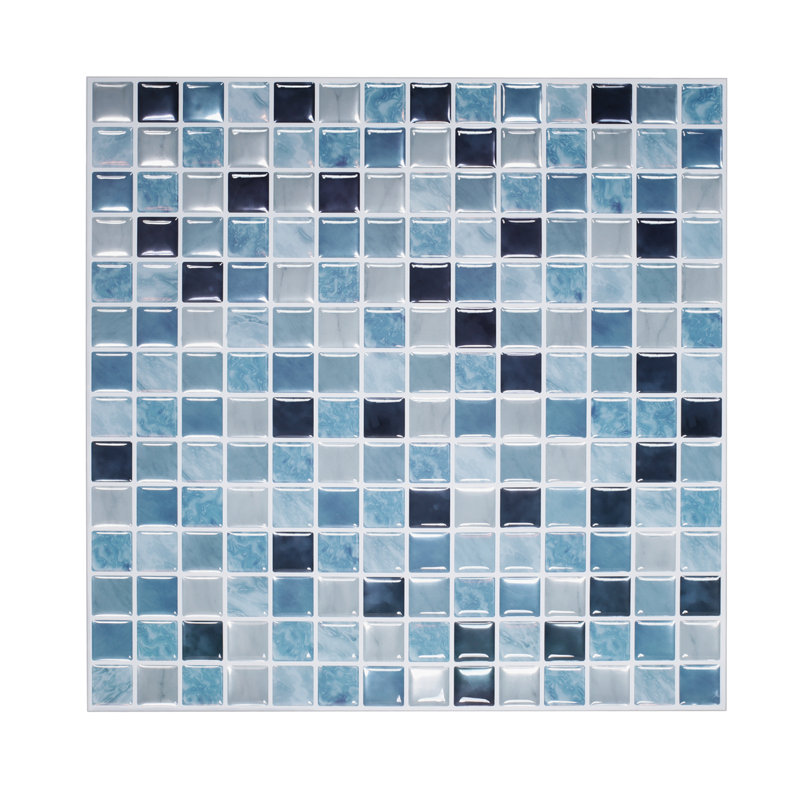12" X 12" PVC Peel & Stick Mosaic Tile