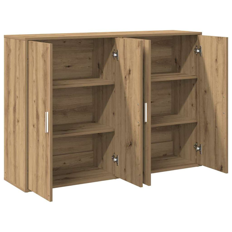 Sideboard 60 X 31 X 84 Cm Engineered Wood, Artisan Oak