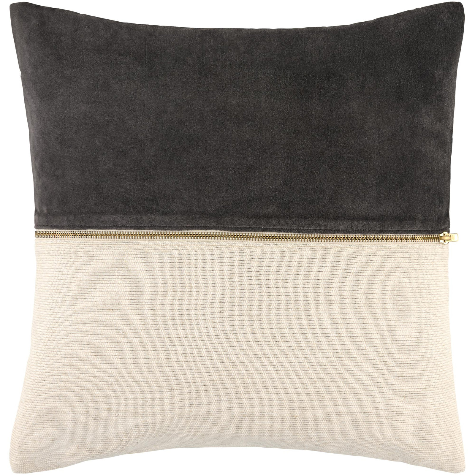 Galey Alix x Livabliss San Marco Pillow Cover, Down, 22"H x 22"W, Gray
